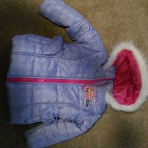 Girls toddler Paw Patrol winter coat 2T